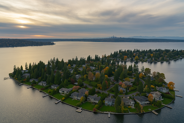 Medina, WA scenery.