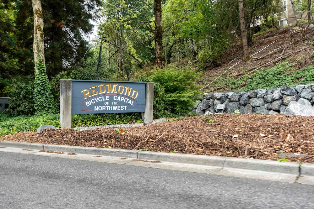 Redmond city signage.