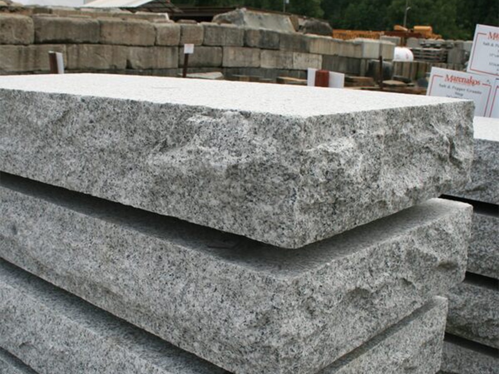 Concrete blocks.