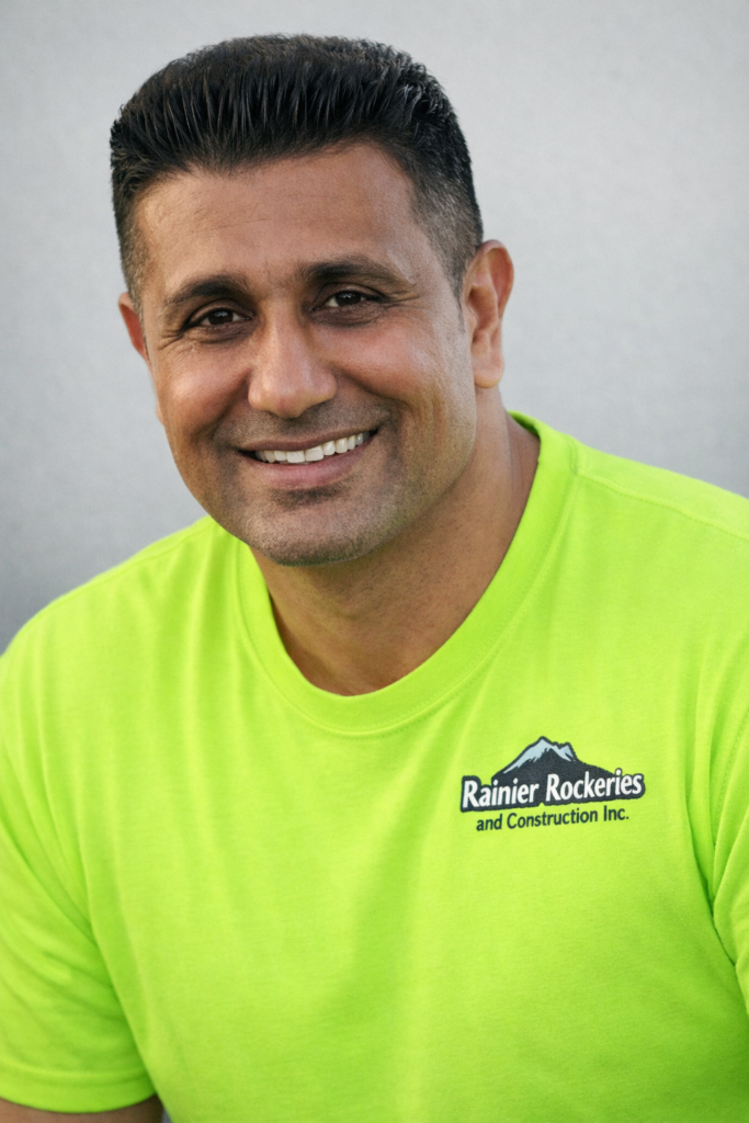 Angel Khan, owner of Rainier Rockeries